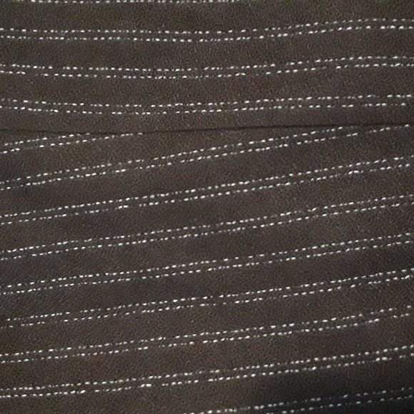 Vintage Lane Bryant Brown Pinstripe Blazer 16 - Picture 2 of 8